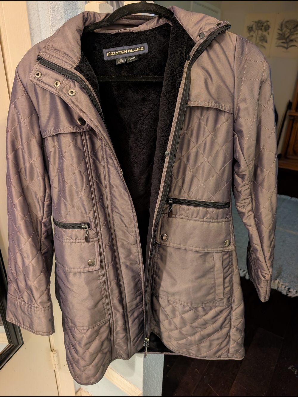 Kristen Blake Quilted Long Coat